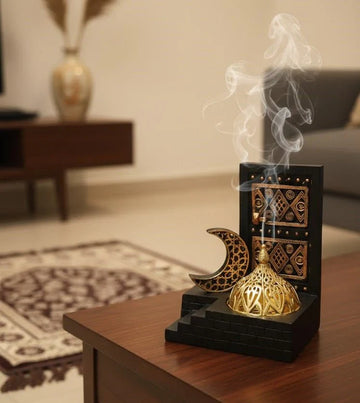 Islamic Decorative Table Piece with Crescent & Dome Design