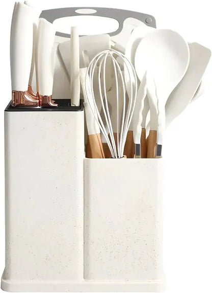Knife & Utensil Set with Stand