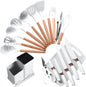 Knife & Utensil Set with Stand