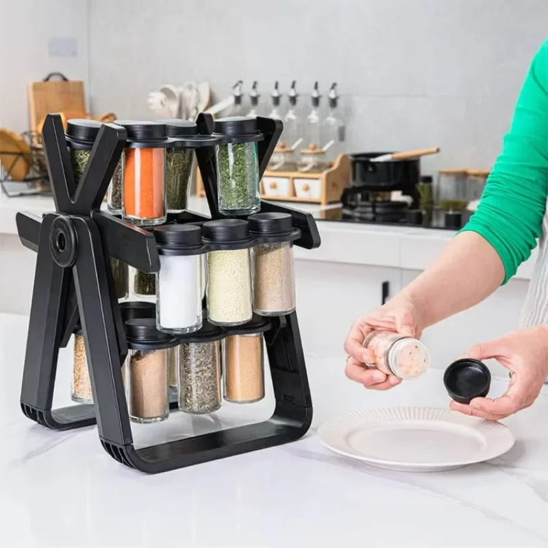 18 Jar Rotating Spice Rack